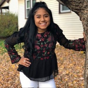 AMERICAN EAGLE LONG SLEEVE BLOUSE